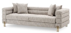 Luxus Wohnzimmer Hotel Sofa Beige Messing Luxury Living Room Hotel Sofa Beige Brass