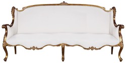 Luxus Barock Wohnzimmer Sofa Antik Stil Sofa Weiß Gold Luxury Baroque Living Room Sofa Antique Style Sofa White Gold