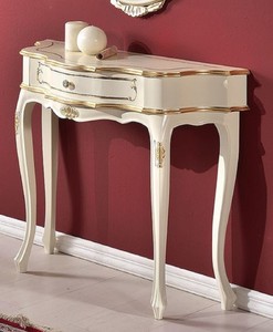 Casa Padrino luxury baroque console white / gold - Handmade solid wood console table - Baroque Furniture - Luxury Quality - Made in Italy