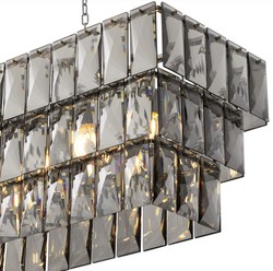 Luxus Wohnzimmer Hotel Kronleuchter Silber Grau Luxury Living Room Hotel Chandelier Silver Gray