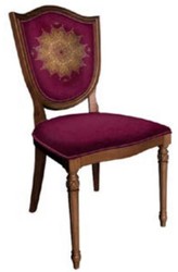 Art Deco Esszimmerstuhl Lila Braun Art Deco Dining Chair Purple Brown