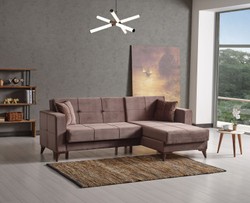 Casa Padrino canapé-lit de luxe marron foncé 243 x 150 x H. 83 cm - Canapé de salon moderne avec 2 oreillers - Meuble de Salon