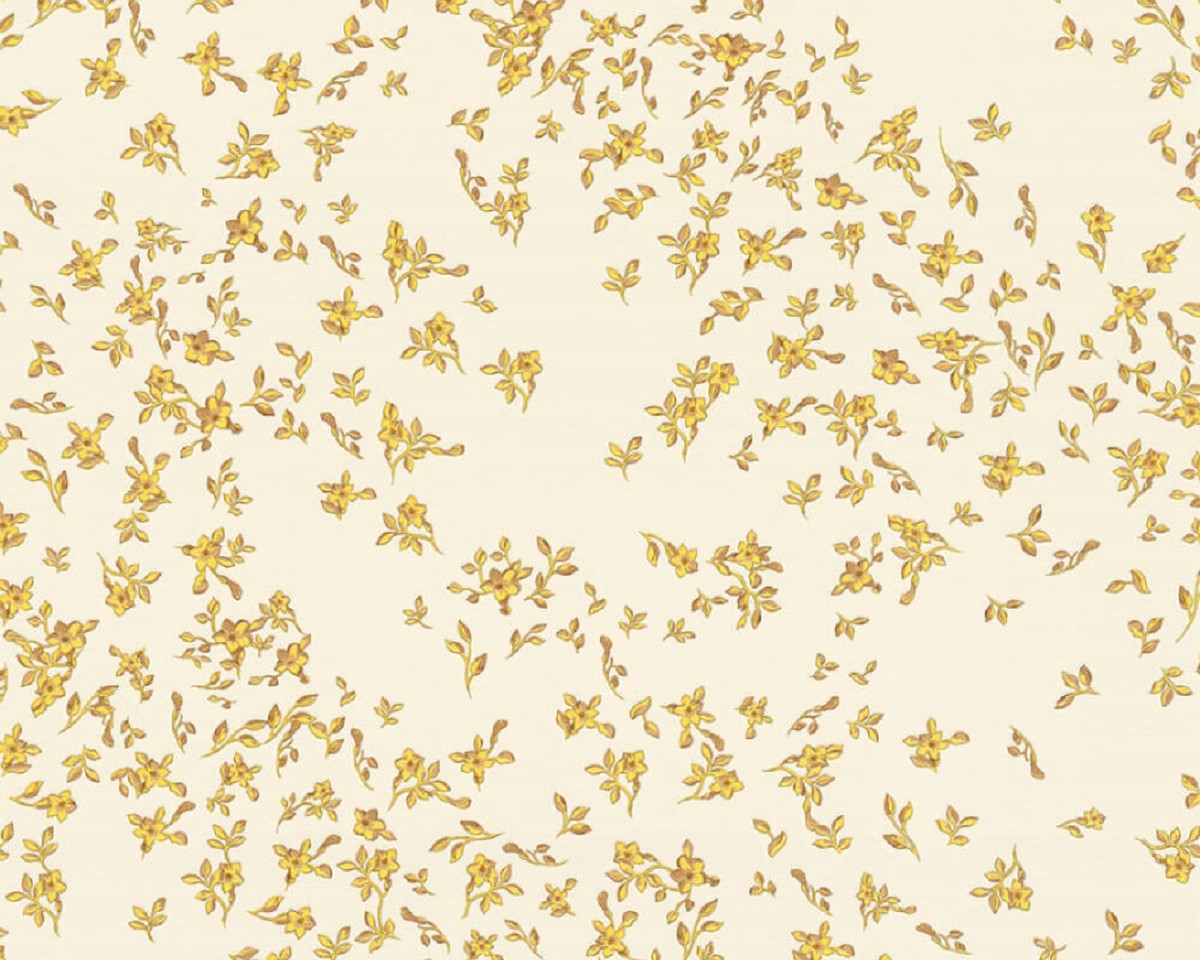 Versace carta da parati di design fiori barocchi 935855 beige / marrone / giallo - Carta da parati raso con un motivo elegante - Alta Qualità Versace carta da parati di design fiori barocchi 935855 beige / marrone / giallo - Carta da parati raso con un motivo elegante - Alta Qualità