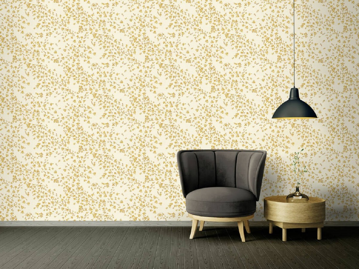 Versace carta da parati di design fiori barocchi 935855 beige / marrone / giallo - Carta da parati raso con un motivo elegante - Alta Qualità Versace carta da parati di design fiori barocchi 935855 beige / marrone / giallo - Carta da parati raso con un motivo elegante - Alta Qualità