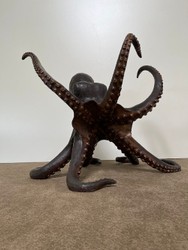 Casa Padrino sculpture de luxe décoration bronze poulpe 76 x 86 x H. 76 cm - Figurine de décoration en bronze - Accessoires de décoration de luxe
