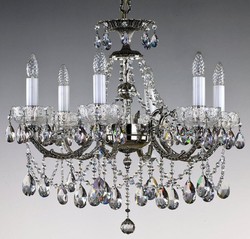 Luxus Barock Wohnzimmer Hotel Restaurant Kristall Kronleuchter Antik Silber Luxury Baroque Living Room Hotel Restaurant Crystal Chandelier Antique Silver