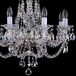 Luxus Barock Wohnzimmer Hotel Restaurant Kristall Kronleuchter Silber Luxury Baroque Living Room Hotel Restaurant Crystal Chandelier Silver