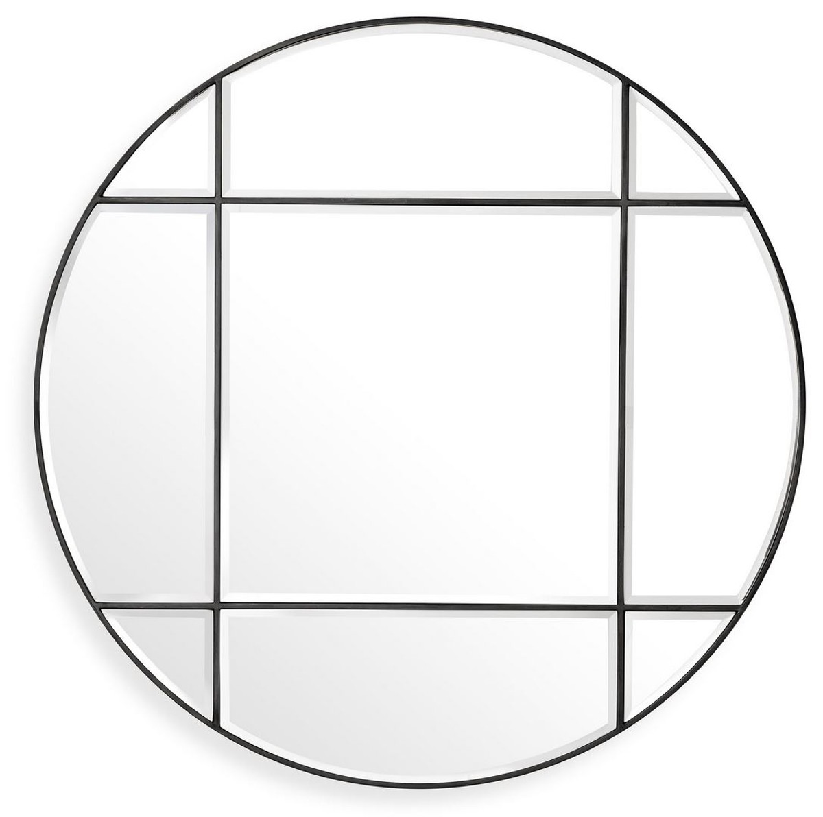 Casa Padrino miroir de luxe bronze Ø 110 cm - Miroir mural rond - Miroir de salon - Miroir de garde-robe - Qualité de Luxe