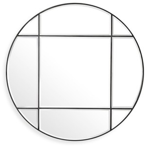 Casa Padrino miroir de luxe bronze Ø 110 cm - Miroir mural rond - Miroir de salon - Miroir de garde-robe - Qualité de Luxe