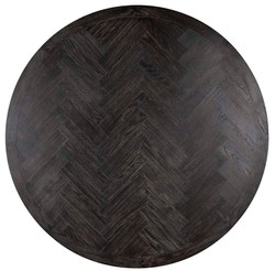 Runder Luxus Designer Esstisch Schwarz Gold Round Luxury Designer Dining Table Black Gold