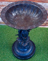 Casa Padrino bain d'oiseau baroque femme bronze H 58 x 41 x 41 cm - bain d'oiseau de luxe Casa Padrino bain d'oiseau baroque femme bronze H 58 x 41 x 41 cm - bain d'oiseau de luxe