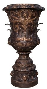 Huge baroque bronze flower pot plant pot Art Nouveau H 112 x 61 x 61 cm - luxury home decoration Huge baroque bronze flower pot plant pot Art Nouveau H 112 x 61 x 61 cm - luxury home decoration