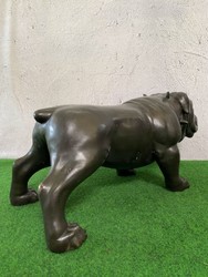 Casa Padrino escultura de decoración de bronce de lujo perro bulldog 81 x 43 x A. 38 cm - Figura de decoración de bronce - Accesorios de decoración de lujo