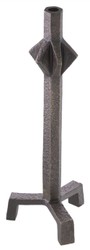 Casa Padrino luxury candle holder bronze 18.5 x 16.5 x H. 50 cm - Brass candlestick - Hotel & Restaurant Decoration Accessories - Luxury Quality