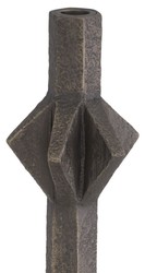 Casa Padrino luxury candle holder bronze 18.5 x 16.5 x H. 50 cm - Brass candlestick - Hotel & Restaurant Decoration Accessories - Luxury Quality