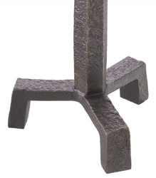 Casa Padrino luxury candle holder bronze 18.5 x 16.5 x H. 50 cm - Brass candlestick - Hotel & Restaurant Decoration Accessories - Luxury Quality