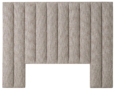 Casa Padrino tête de lit de luxe beige 232 x 14 x H. 178,5 cm - Mobilier de Chambre à Coucher - Mobilier d'Hôtel - Qualité de Luxe