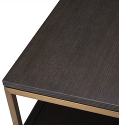 Casa Padrino luxury TV cabinet mocha / brass 180 x 55 x H. 61 cm - Solid wood sideboard with 3 drawers - Living room furniture - Hotel Furniture - Luxury Collection