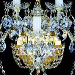 Casa Padrino applique murale baroque de luxe en cristal baroque or 51 x 32 x H. 56 cm - Magnifique applique murale avec verre en cristal de Bohême - Noble & Magnifique