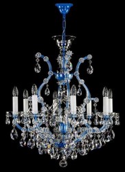 Luxus Barock Wohnzimmer Hotel Restaurant Kristall Kronleuchter Blau Luxury Baroque Living Room Hotel Restaurant Crystal Chandelier Blue