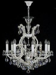 Luxus Barock Wohnzimmer Hotel Restaurant Kristall Kronleuchter Weiß Luxury Baroque Living Room Hotel Restaurant Crystal Chandelier White