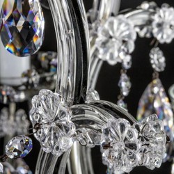 Casa Padrino luxury baroque chandelier black Ø 73 x H. 79 cm - Magnificent chandelier with Bohemian crystal glass - Hotel & Restaurant Chandelier
