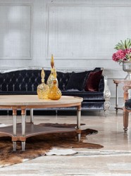 Luxus Barock Antik Stil Massivholz Wohnzimmer Sofa Luxury Baroque Antique Style Solid Wood Living Room Sofa