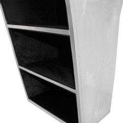 Casa Padrino bureau aviateur vintage argent 230 x 120 x H. 80 cm - Table de bureau design avion en aluminium - Mobilier de bureau avion en aluminium