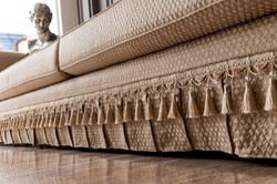 Casa Padrino sofá barroco de lujo oro - Sofá de salón hecho a mano en estilo barroco - Muebles de salón barrocos