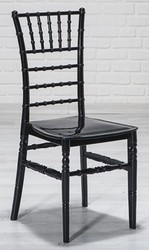 Casa Padrino set di sedie di design in acrilico nero 40 x 46 x A. 92,5 cm - Sedie per sala da pranzo - Mobili per sala da pranzo in acrilico

