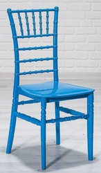 Casa Padrino set di sedie di design in acrilico blu 40 x 46 x A. 92,5 cm - Sedie per sala da pranzo - Mobili per sala da pranzo in acrilico

