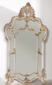 Prunkvoller Barock Antik Stil Spiegel Wandspiegel Weiß Antik Gold Magnificent Baroque Antique Style Mirror Wall Mirror White Antique Gold 