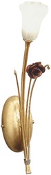 Casa Padrino luxury Art Nouveau LED wall lamp rose gold / red / white 8 x 15 x H. 35 cm - Baroque & Art Nouveau Wall Lights