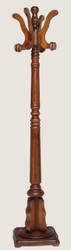 Casa Padrino stand guardaroba di lusso marrone 35 x 35 x A. 182 cm - Stand guardaroba in legno massello - Mobili guardaroba - Mobili hotel - Qualità di Lusso - Fatto in Italia