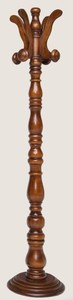 Casa Padrino luxury coat stand brown Ø 36 x H. 178 cm - Solid wood coat rack - Coat rack furniture - Hotel furniture - Luxury Collection - Made in Italy