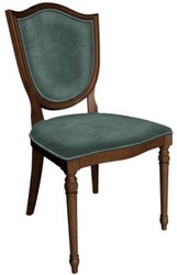 Casa Padrino Art Deco Dining Chair Set Green / Brown - 6 Handmade Art Deco Kitchen Chairs - Art Deco Dining Room Furniture