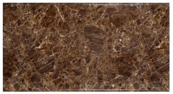Casa Padrino mesa de comedor de lujo marrón / oro 200 x 100 x A. 77 cm - Mesa de comedor rectangular con tablero de mármol artificial y patas de acero inoxidable - Muebles de comedor de lujo