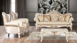 Barock Wohnzimmer Set Barock Sofa Barock Sessel Barock Couchtisch Baroque Living Room Set Baroque Sofas Baroque Armchairs Baroque Coffee Table