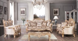 Barock Wohnzimmer Set Barock Sofa Barock Sessel Barock Couchtisch Baroque Living Room Set Baroque Sofas Baroque Armchairs Baroque Coffee Table