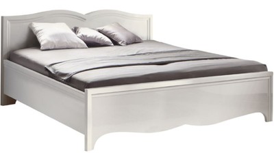 Luxus Jugendstil Bett Doppelbett Weiß Luxury Art Nouveau Bed Double Bed White