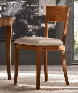 Casa Padrino Luxury Biedermeier Dining Chair Set Beige / Brown - Handmade Kitchen Chairs Set of 6 - Biedermeier Dining Room Furniture - Luxury Quality - Made in Italy