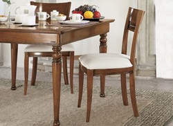 Casa Padrino set di sedie da pranzo Biedermeier di lusso bianco / oro / marrone - Set di 6 sedie da cucina fatte a mano - Mobili da sala da pranzo Biedermeier - Qualità di Lusso - Fatto in Italia

