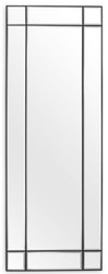 Casa Padrino espejo de pared de lujo bronce 78,5 x 3,5 x A. 215,5 cm - Espejo de salón - Espejo de dormitorio - Espejo de armario - Muebles de Lujo