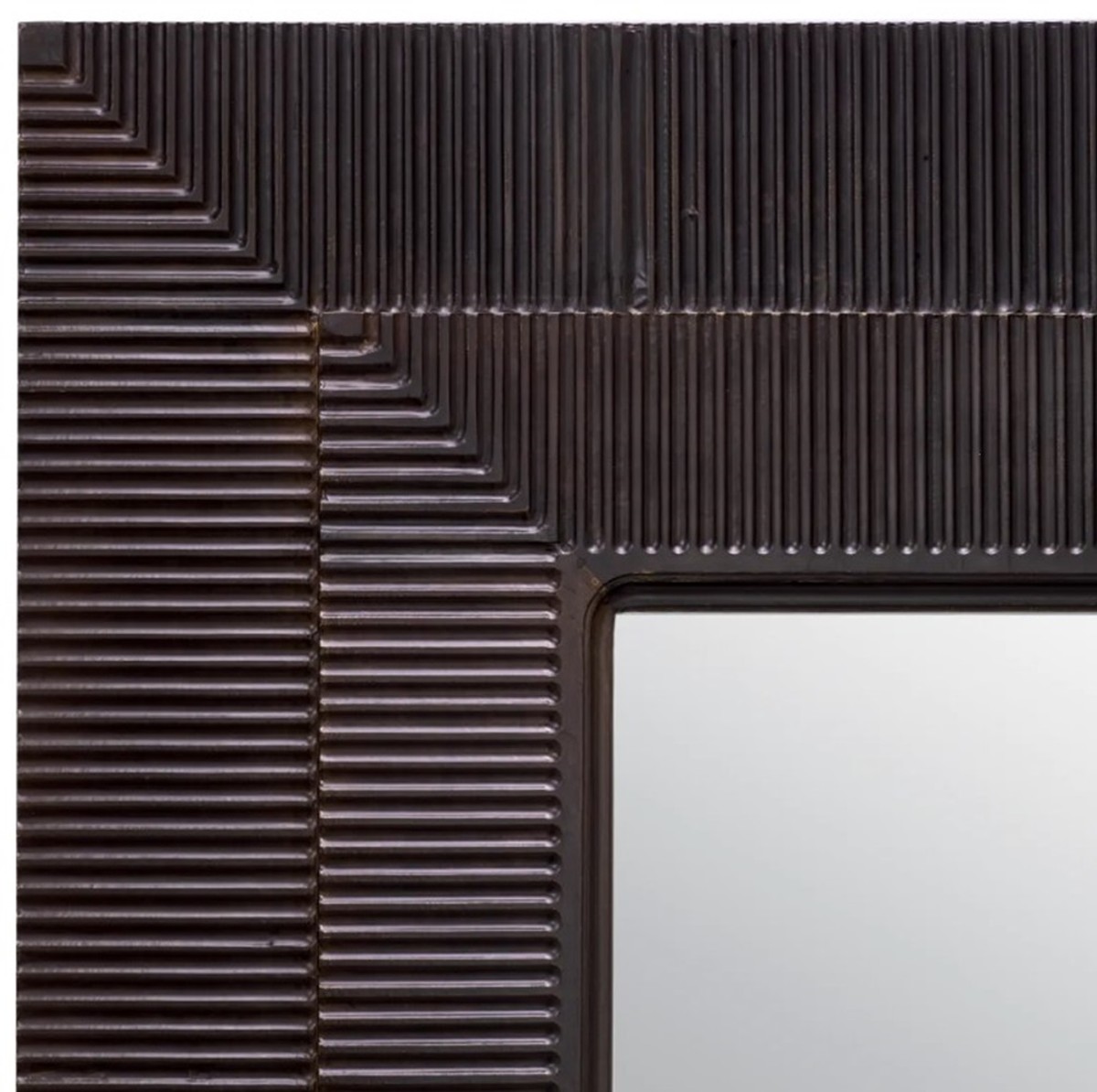 Casa Padrino specchio da parete di lusso ottone vintage 78,5 x 3,5 x A. 215,5 cm - Specchio soggiorno - Specchio camera da letto - Specchio armadio - Mobili di Lusso