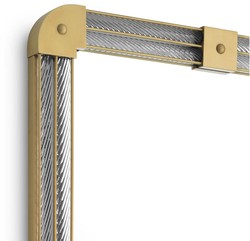 Casa Padrino luxury wall mirror antique brass 80 x 5 x H. 122 cm - Illuminated living room mirror with handmade glass - Bedroom mirror - Wardrobe mirror - Luxury Furniture