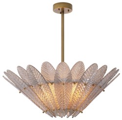 Luxus Kronleuchter Antik Messing Grau Luxury Chandelier Antique Brass Gray