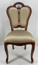 Luxus Jugendstil Esszimmerstuhl Küchenstuhl Gold Braun Luxury Art Nouveau Dining Chair Kitchen Chair Gold Brown