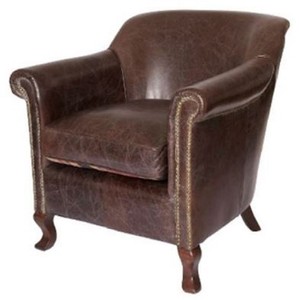 Luxus Leder Echtleder Sessel Vintage Dunkelbraun Luxury Leather Genuine Leather Armchair Vintage Dark Brown