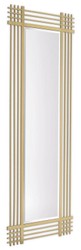 Casa Padrino miroir mural de luxe en inox laiton 80 x 3 x H. 220 cm - Miroir de salon - Miroir de chambre - Miroir d'armoire - Meubles de Luxe