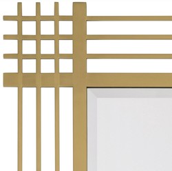 Casa Padrino miroir mural de luxe en inox laiton 80 x 3 x H. 220 cm - Miroir de salon - Miroir de chambre - Miroir d'armoire - Meubles de Luxe